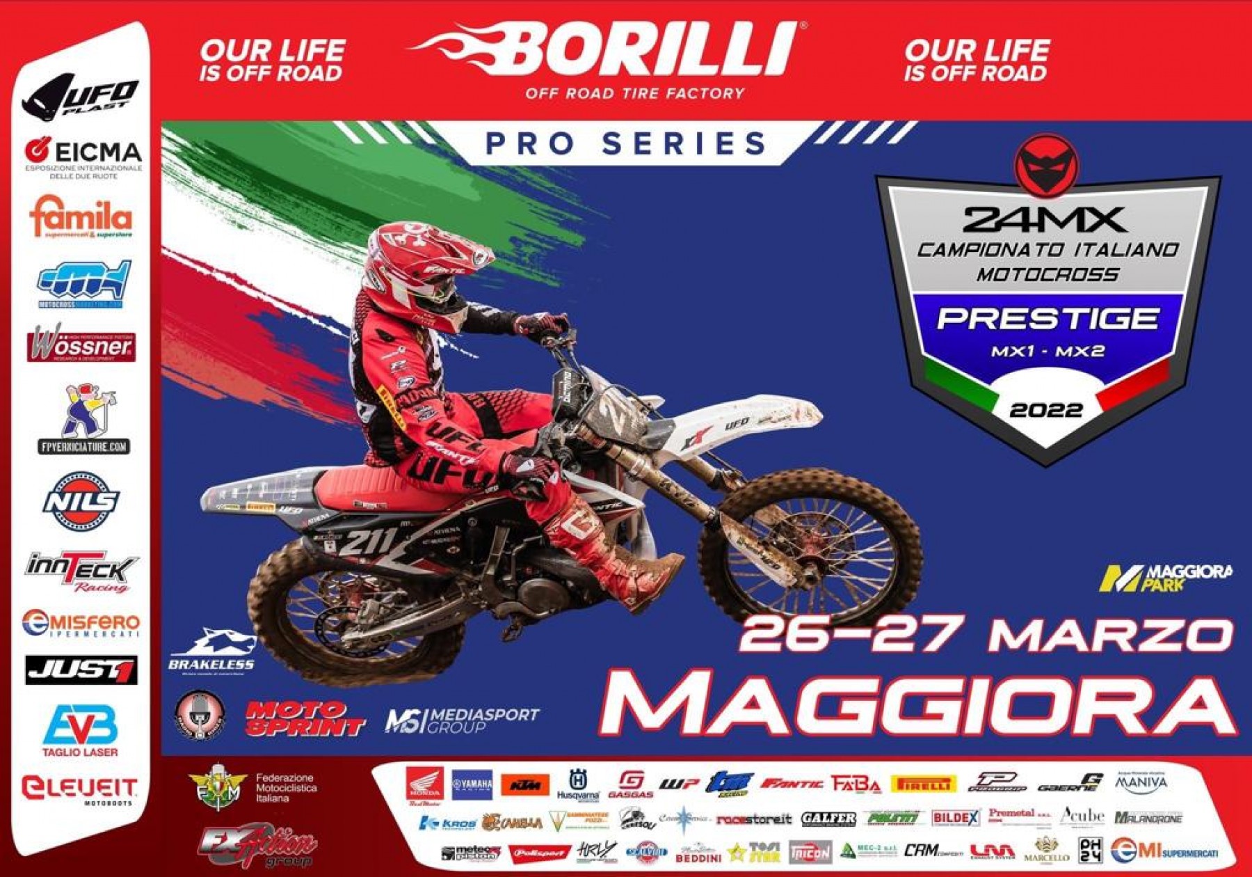 Borilli Racing anuncia patrocínio ao Campeonato Italiano de Motocross Pro Series